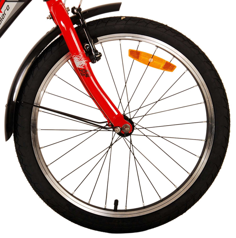 Afbeelding laden in galerijviewer, Volare Thombike Kinderfiets - Jongens - 20 inch - Zwart Rood
