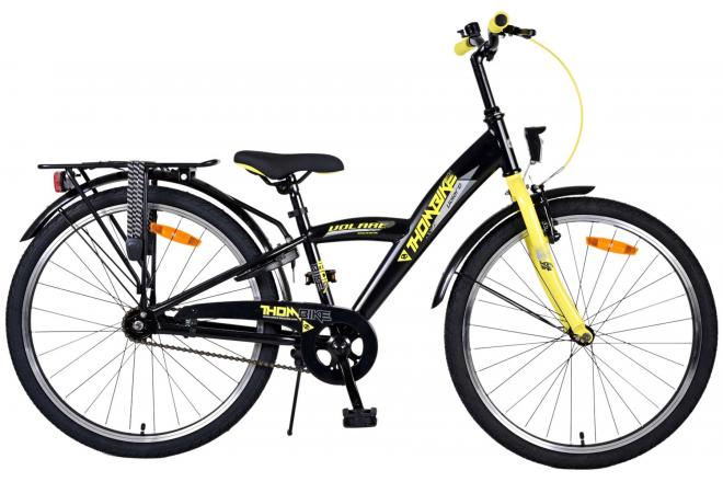 Afbeelding laden in galerijviewer, Volare Thombike Kinderfiets Jongens 24 inch Zwart Geel
