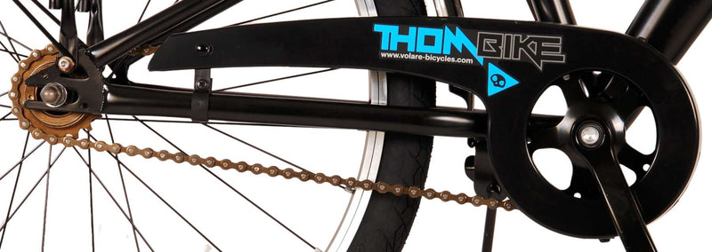 Afbeelding laden in galerijviewer, Volare thombike kinderfiets - jongens - 24 inch - zwart blauw - twee handremmen
