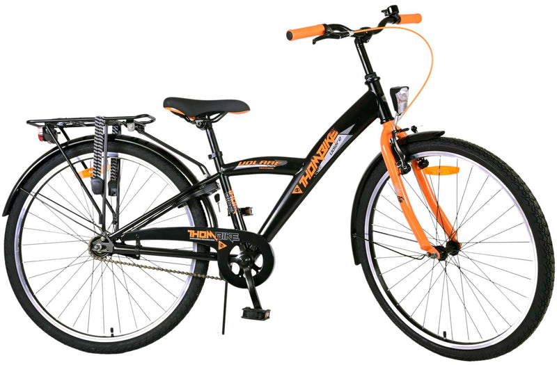 Afbeelding laden in galerijviewer, Volare Thombike Kinderfiets Jongens 26 inch Zwart Oranje
