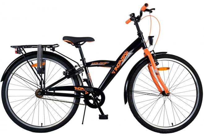 Afbeelding laden in galerijviewer, Volare Thombike Kinderfiets Jongens 26 inch Zwart Oranje Twee Handremmen
