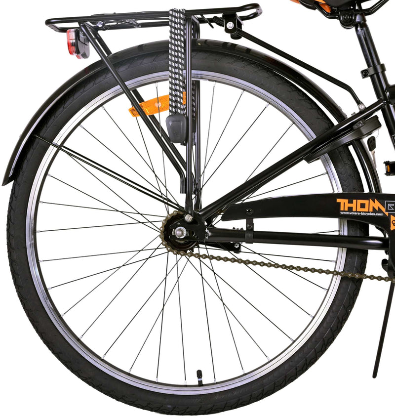 Afbeelding laden in galerijviewer, Volare Thombike Kinderfiets Jongens 26 inch Zwart Oranje

