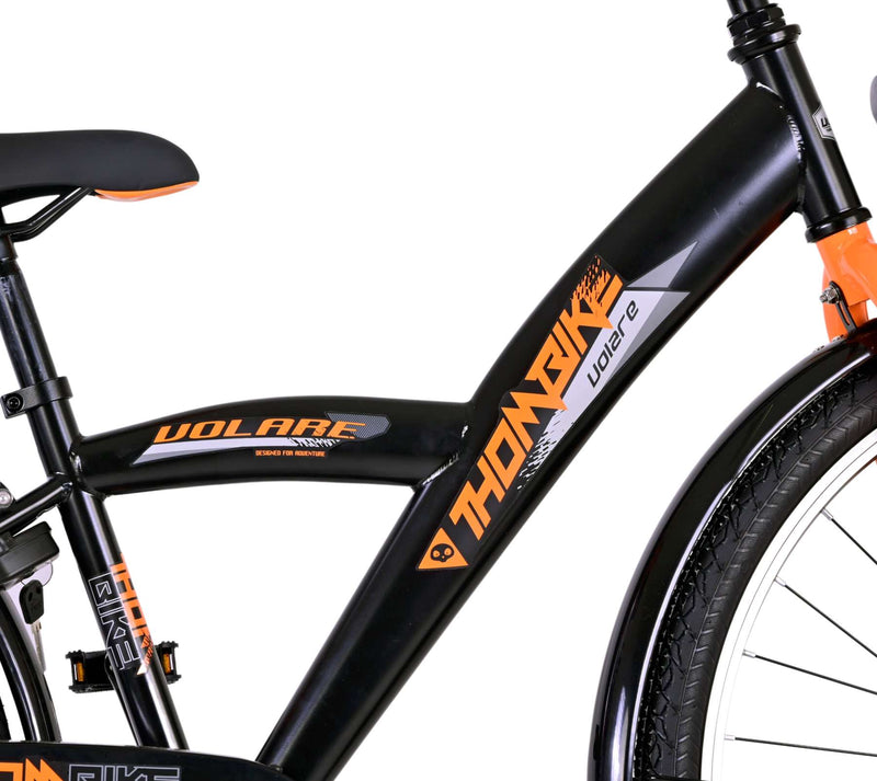 Afbeelding laden in galerijviewer, Volare Thombike Kinderfiets Jongens 26 inch Zwart Oranje
