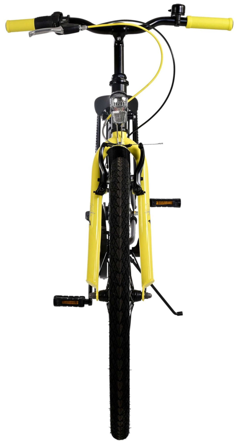 Afbeelding laden in galerijviewer, Volare Thombike Kinderfiets Jongens 26 inch Zwart Geel3 versnellingen
