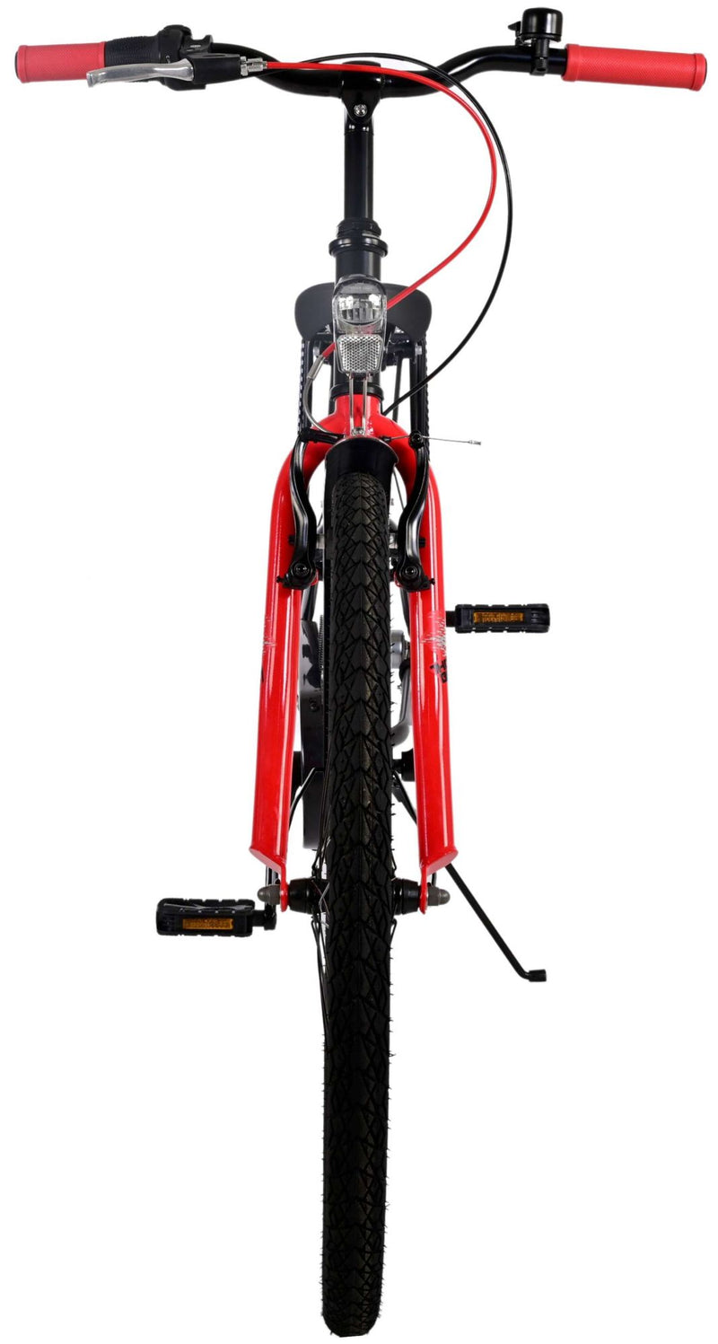 Afbeelding laden in galerijviewer, Volare Thombike Kinderfiets - Jongens - 26 inch - Zwart Rood - 3 versnellingen
