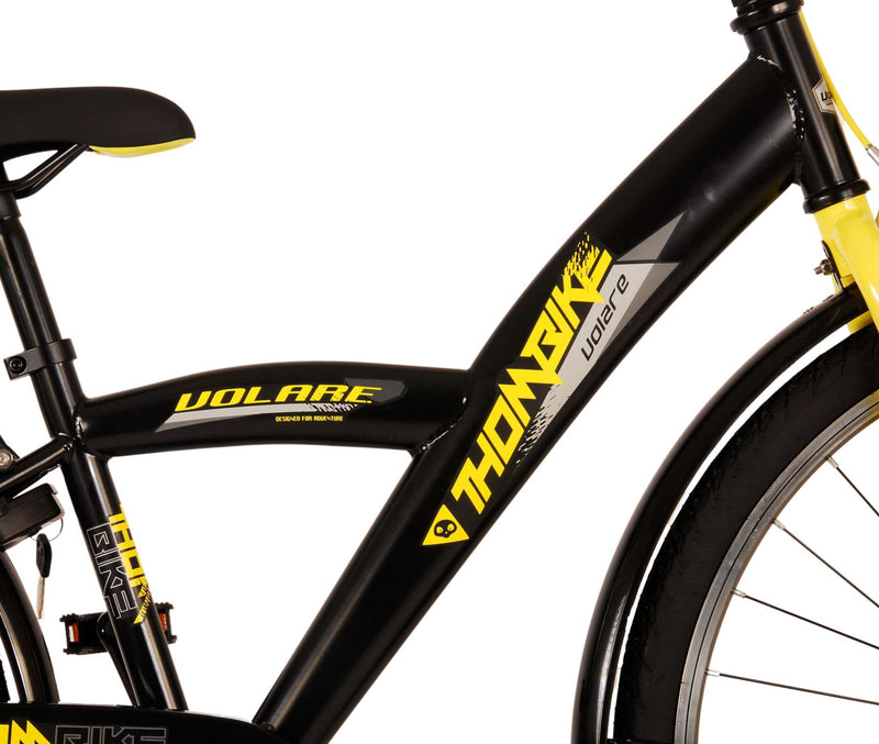 Afbeelding laden in galerijviewer, Volare Thombike Kinderfiets - Jongens - 26 inch - Zwart Geel
