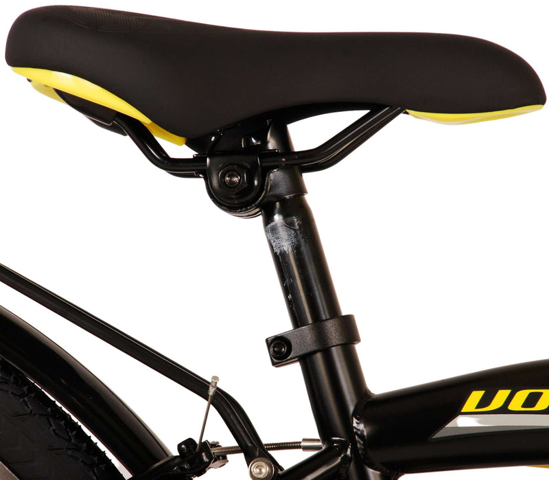 Afbeelding laden in galerijviewer, Volare Thombike Kinderfiets - Jongens - 26 inch - Zwart Geel - Twee Handremmen

