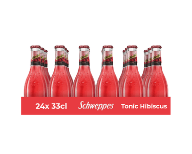 Schweppes premium tonic hibiscus (24x 20cl)
