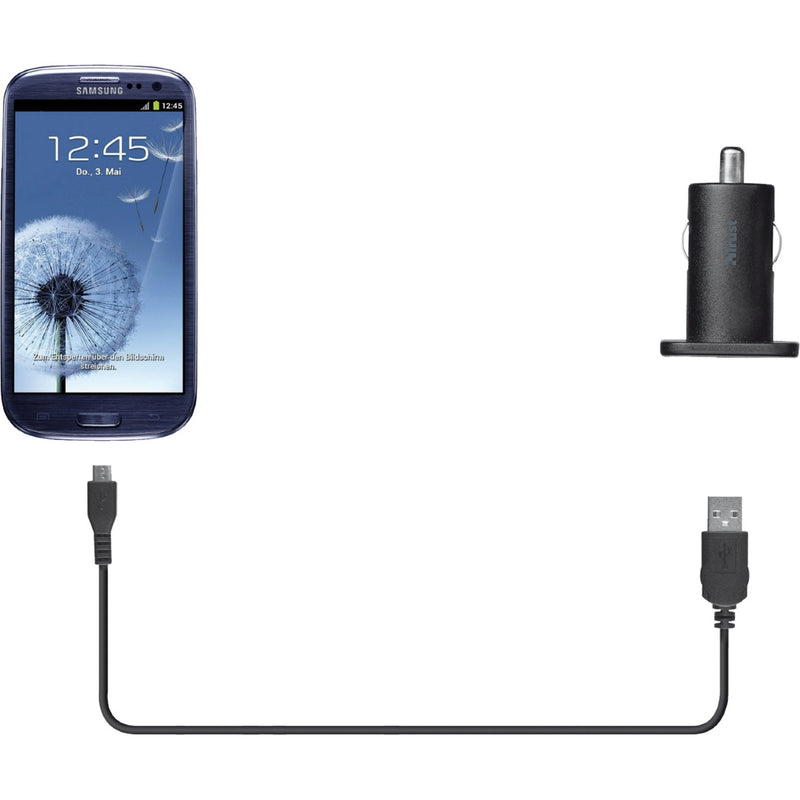 Afbeelding laden in galerijviewer, Trust 5W Car Charger met Micro-USB-kabel
