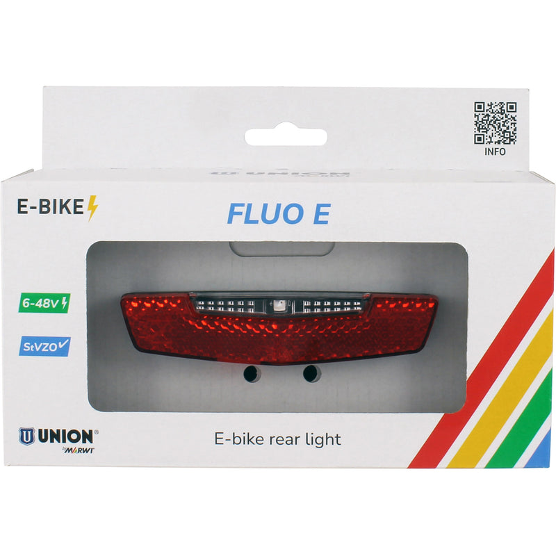 Afbeelding laden in galerijviewer, Qibbel union achterlicht fluo e e-bike 6-48v
