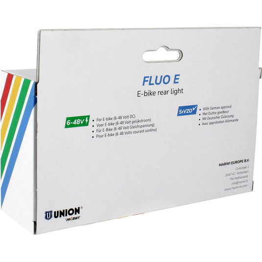 Qibbel union achterlicht fluo e e-bike 6-48v