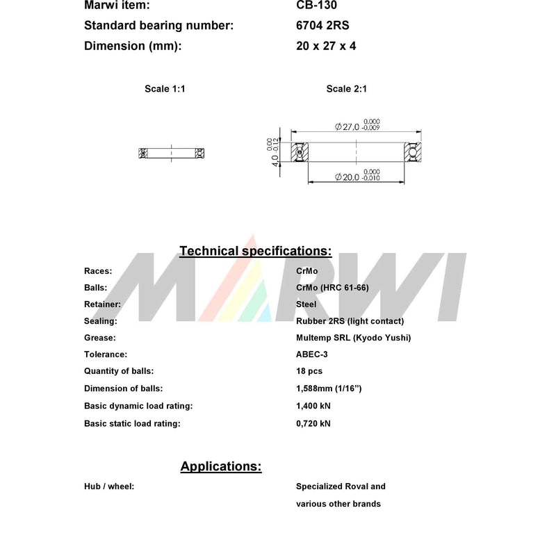 Afbeelding laden in galerijviewer, Union kogellager ball bearing cb-130 20x27x4
