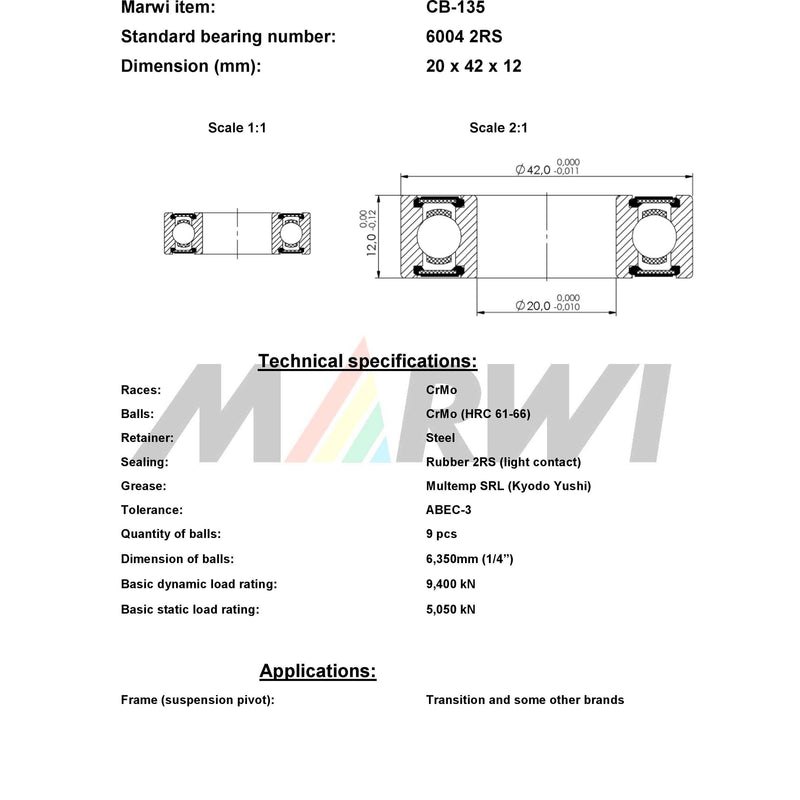 Afbeelding laden in galerijviewer, Union kogellager ball bearing cb-135 20x42x12
