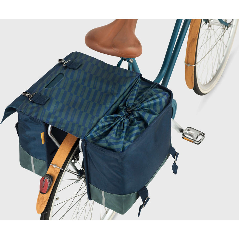 Afbeelding laden in galerijviewer, Urban Proof 40L dubbele fietstas - blauw groen
