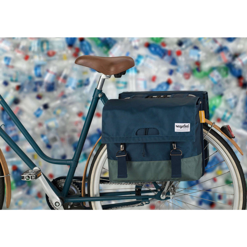 Afbeelding laden in galerijviewer, Urban Proof 40L dubbele fietstas - blauw groen
