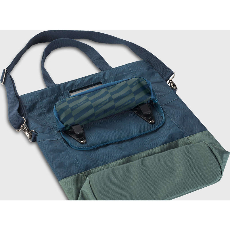 Afbeelding laden in galerijviewer, Urban Proof fietsshopper blauw-groen 20L
