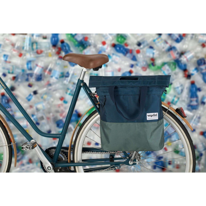 Afbeelding laden in galerijviewer, Urban Proof fietsshopper blauw-groen 20L

