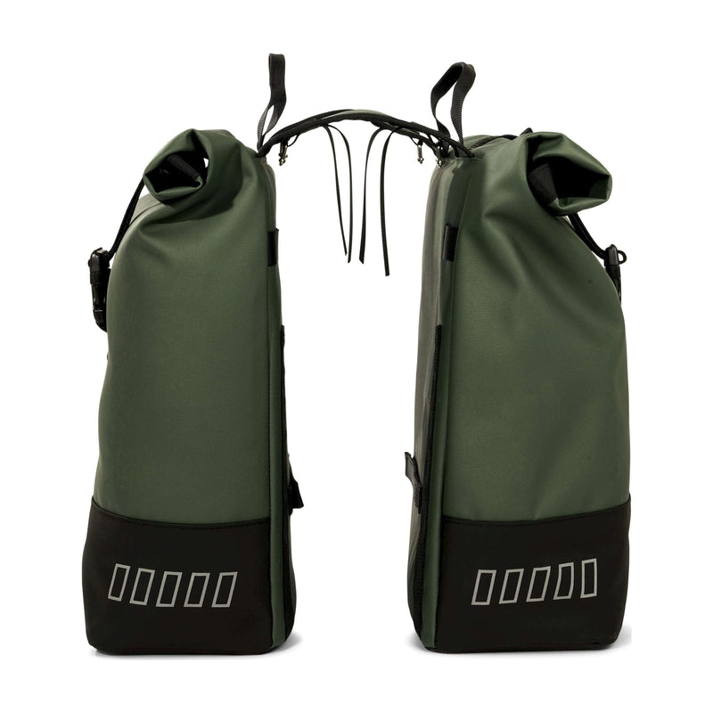 Afbeelding laden in galerijviewer, Urbanproof tas double roll up recycle 38l groen
