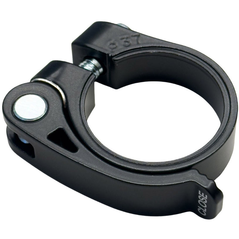 Afbeelding laden in galerijviewer, Ursus zadelpenklem 40mm met snelspanner alu zwart
