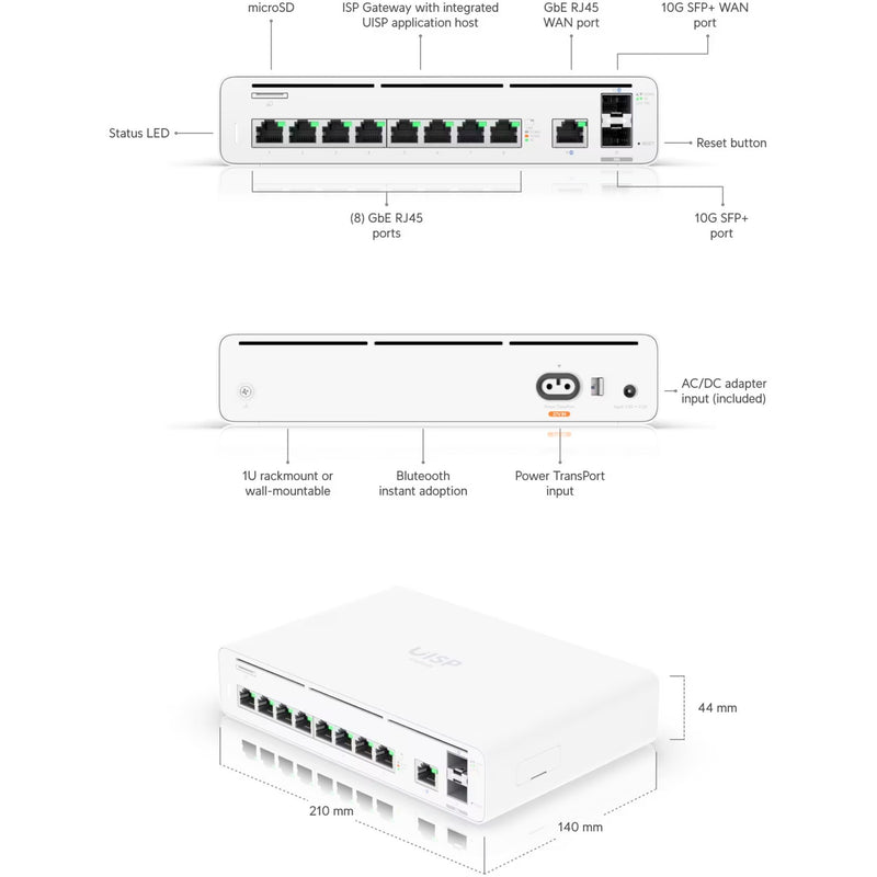 Afbeelding laden in galerijviewer, Ubiquiti Ubiquiti UISP Console
