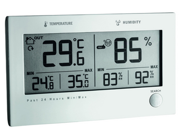 Tfa hygrometer twin plus - luchtvochtigheid en temperatuur - binnen en buiten
