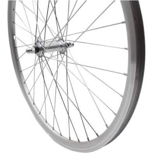 Roland voorwiel 26 x 1.75 vast alu v-profil zilver zink spk