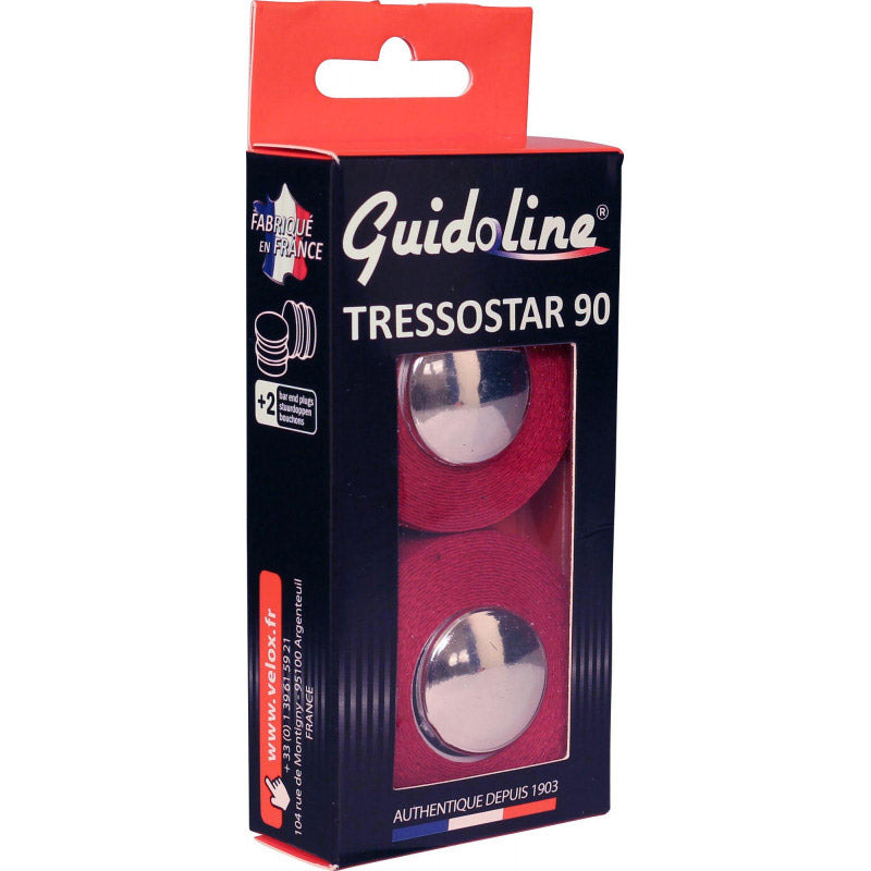 Afbeelding laden in galerijviewer, Velox stuurtape tressostar 90 katoen rood (2st)
