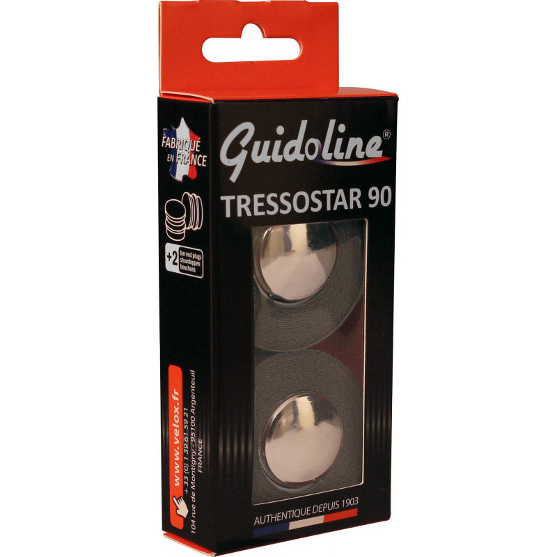 Afbeelding laden in galerijviewer, Velox stuurtape tressostar 90 katoen donkergrijs (2st)
