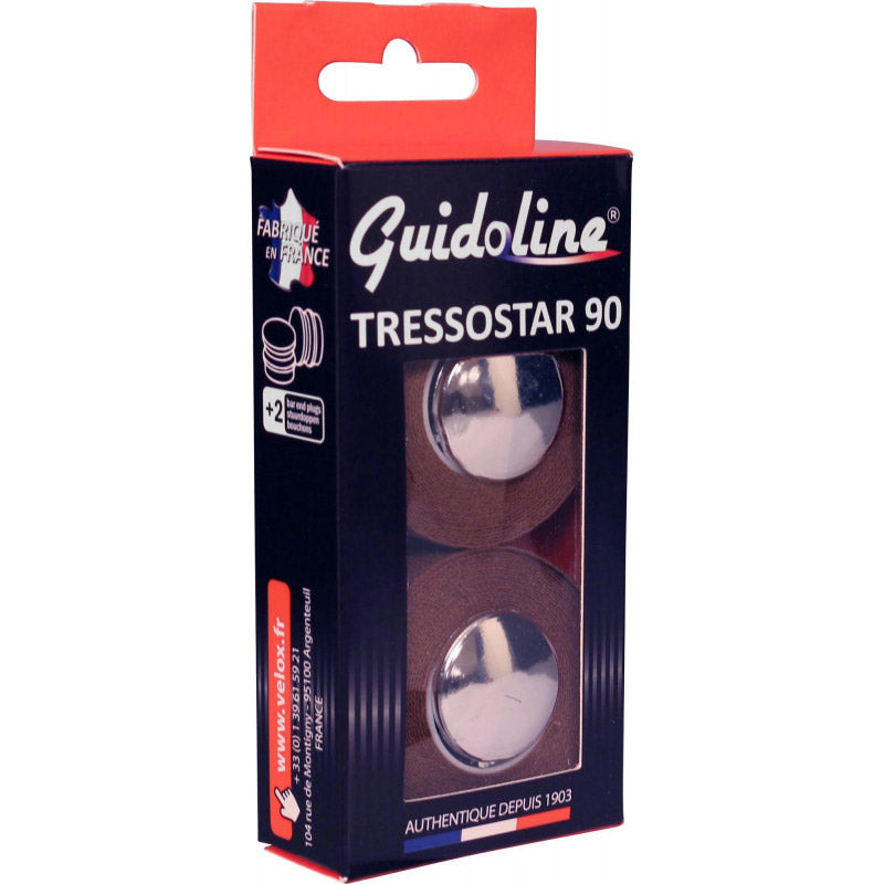 Afbeelding laden in galerijviewer, Velox stuurtape tressostar 90 katoen bruin (2st)
