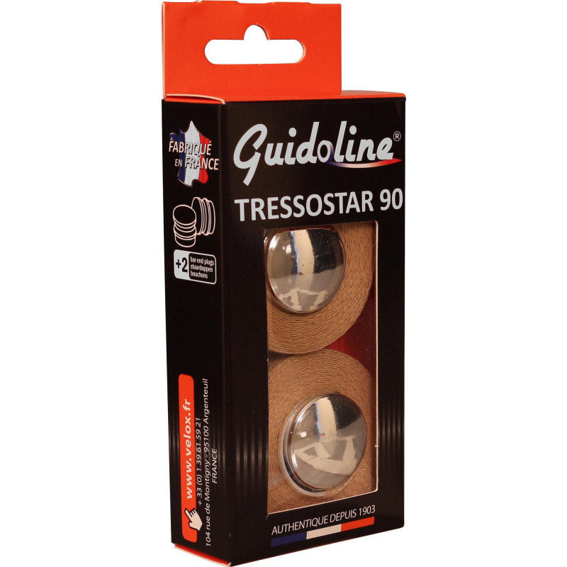 Afbeelding laden in galerijviewer, Velox stuurtape tressostar 90 katoen beige (2st)
