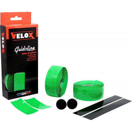 Velox stuurtape gloss soft geperforeerd groen (2st)