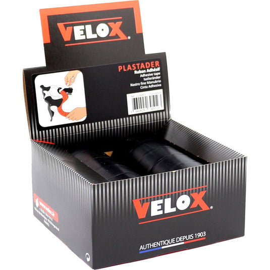 Velox zelfklevende tape plastader 101 8x20mm zwart (10st)