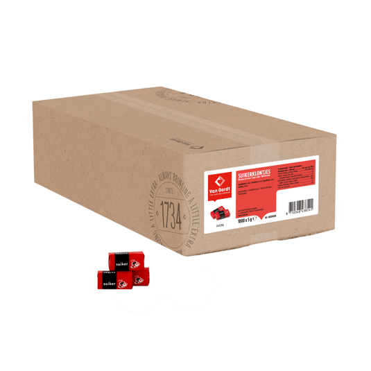 Van oordt suikerklontjes verpakt (1000x 2gr)