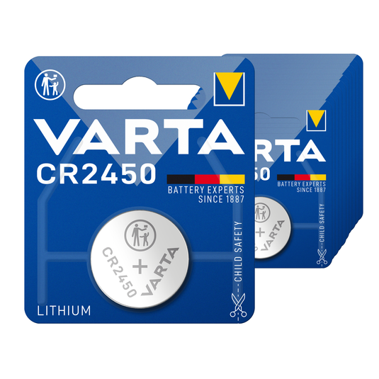 Varta cr2450 lithium knoopcel batterij (10 stuks)