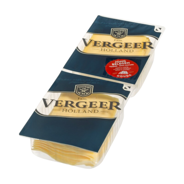 Vergeer gouda jong belegen kaas (50 plakken)