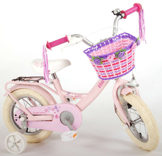 Volare Ashley Kinderfiets Meisjes 12 inch Roze 95% afgemonteerd