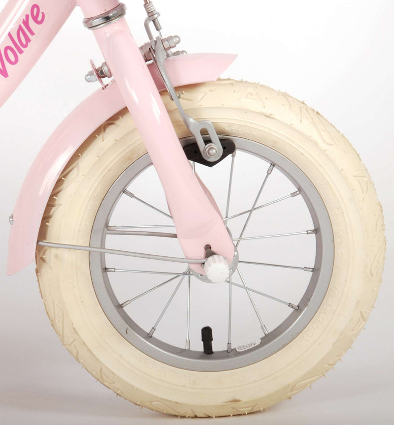 Afbeelding laden in galerijviewer, Volare Ashley Kinderfiets Meisjes 12 inch Roze 95% afgemonteerd

