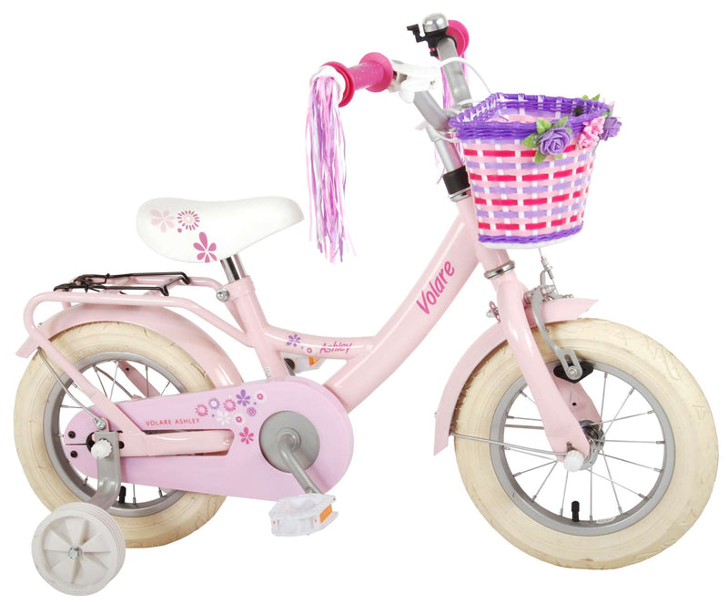 Afbeelding laden in galerijviewer, Volare Ashley Kinderfiets Meisjes 12 inch Roze 95% afgemonteerd
