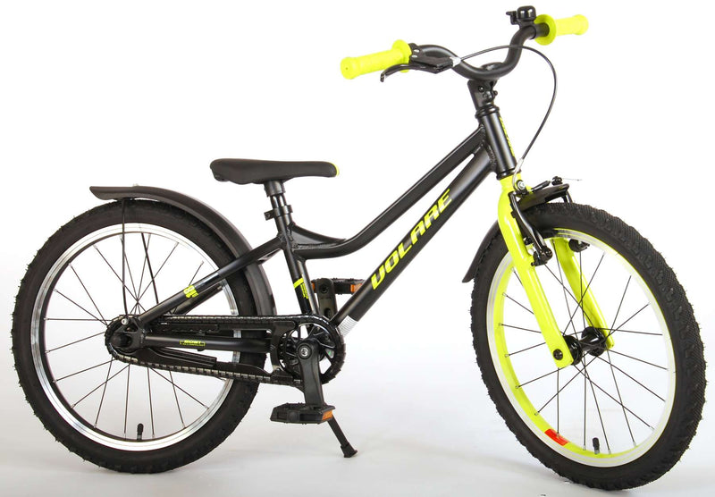 Afbeelding laden in galerijviewer, Volare Blaster Kinderfiets Jongens 18 inch Zwart Geel Groen Prime Collection
