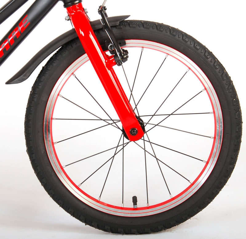 Afbeelding laden in galerijviewer, Volare Blaster Kinderfiets Jongens 18 inch Zwart Rood Prime Collection
