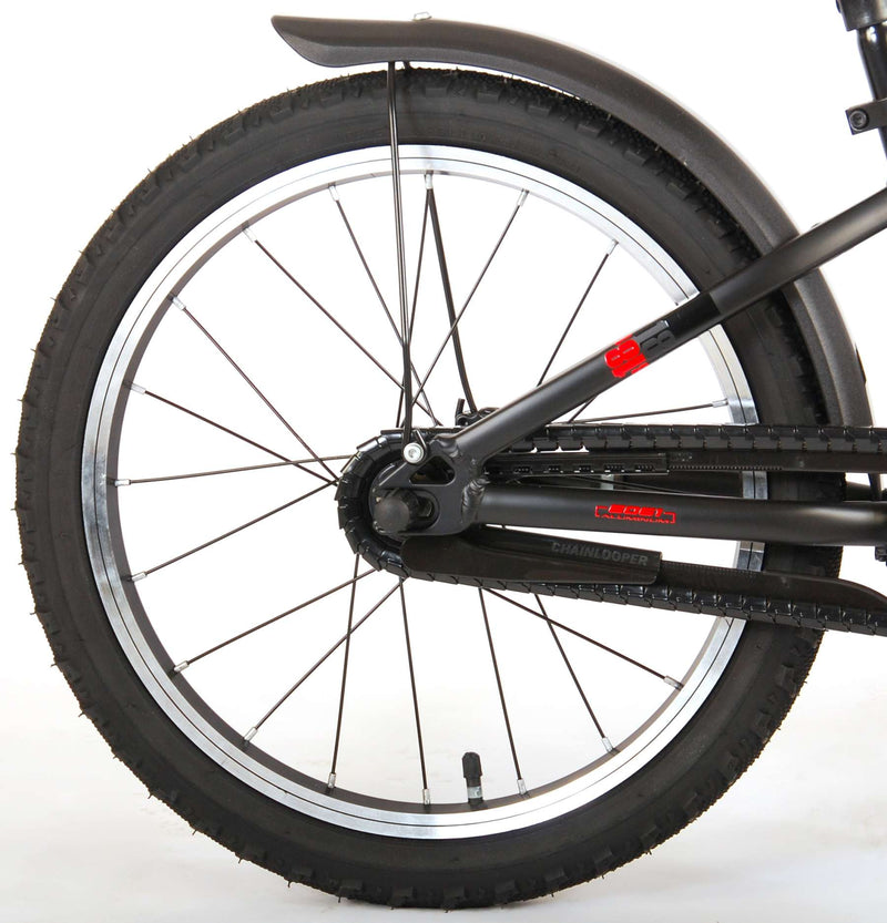 Afbeelding laden in galerijviewer, Volare Blaster Kinderfiets Jongens 18 inch Zwart Rood Prime Collection
