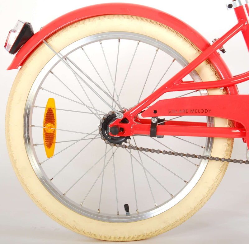 Afbeelding laden in galerijviewer, Volare Melody Kinderfiets Meisjes 20 inch Koraal Rood Prime Collection
