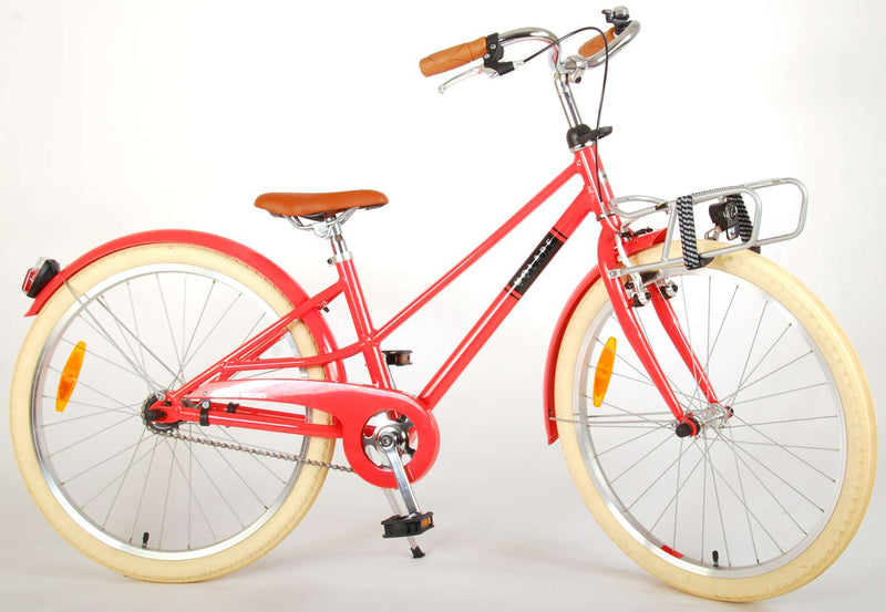 Afbeelding laden in galerijviewer, Volare Melody Kinderfiets Meisjes 24 inch Koraal Rood Prime Collection
