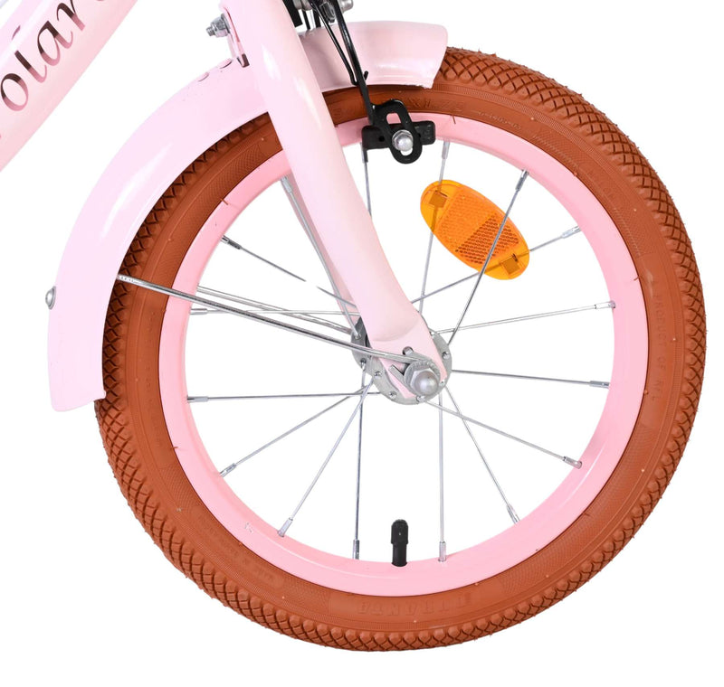 Afbeelding laden in galerijviewer, Volare ashley kinderfiets - meisjes - 14 inch - roze - twee handremmen
