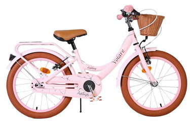 Volare ashley kinderfiets - meisjes - 18 inch - roze - twee handremmen