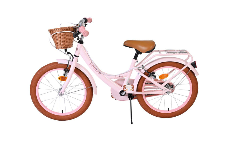 Afbeelding laden in galerijviewer, Volare ashley kinderfiets - meisjes - 18 inch - roze - twee handremmen
