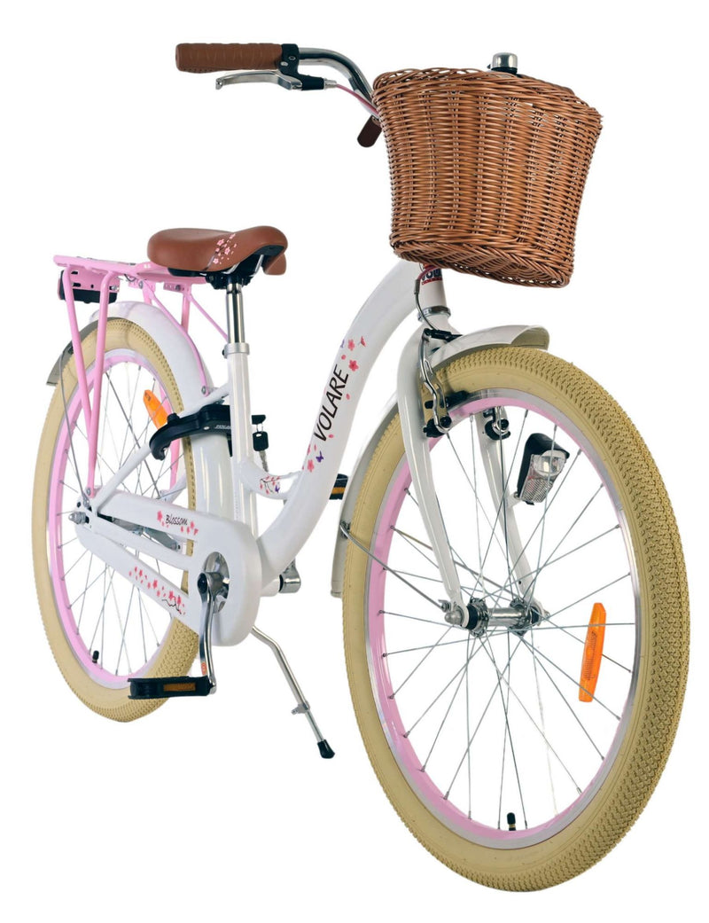 Afbeelding laden in galerijviewer, Volare blossom kinderfiets - meisjes - 24 inch - wit
