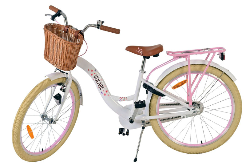 Afbeelding laden in galerijviewer, Volare blossom kinderfiets - meisjes - 24 inch - wit
