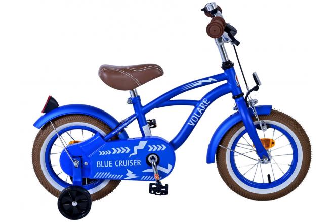 Afbeelding laden in galerijviewer, Volare Blue Cruiser Kinderfiets - Jongens - 12 inch - Blauw - 95% afgemonteerd
