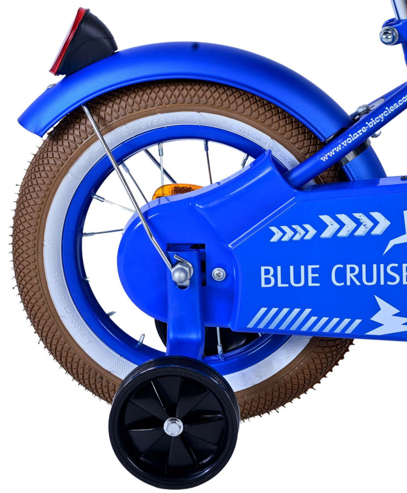 Afbeelding laden in galerijviewer, Volare Blue Cruiser Kinderfiets - Jongens - 12 inch - Blauw - 95% afgemonteerd
